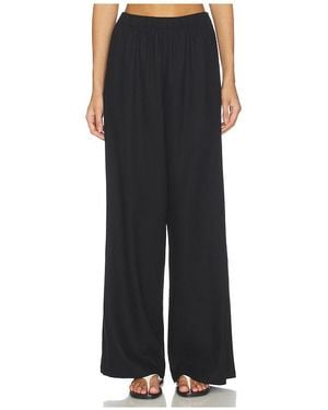 PAIGE Jude Linen Pant - Black
