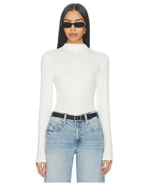 Pistola Dara Long Sleeve Funnel Neck Top - White