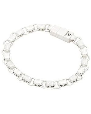 MAPLE Brazalete Billy En Color Plateado Metálico Talla (También En 20Cm, 21Cm) - Negro