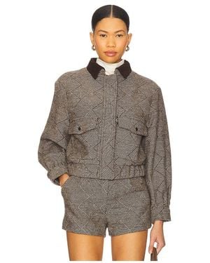 4th & Reckless Ingrid Trucker - Gray