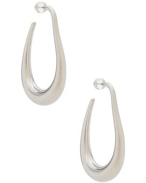 Shashi Lucien イヤリング - ホワイト