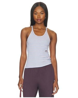 HOMMEGIRLS X Fruit Of The Loom Striped Cami Tank Top - Purple