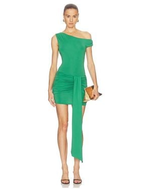 Seven Wonders Sarah One Shoulder Mini Dress - Green