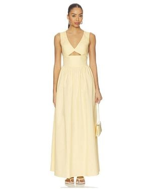 Susana Monaco Poplin Cross Back Dress - Natural