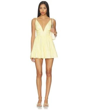 Lovers + Friends Haven Linen Mini Dress - Natural