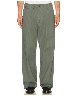 Beams Plus Mil Pants Herringbone - Green