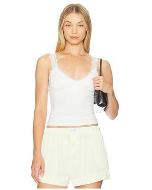 Cami NYC Lani Rib Knit Tank - White