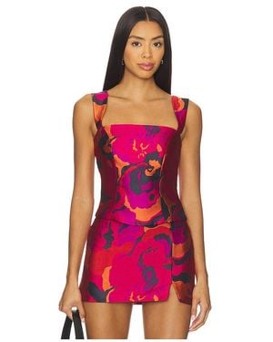 Amanda Uprichard Ceronne Top - Red