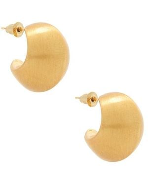 Casa Clara Justine Hoop Earrings - Metallic