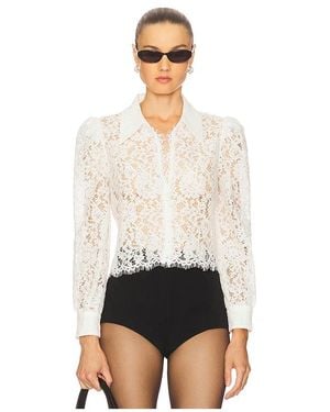 L'Agence 'Agence Anita ボタンアップトップ - ホワイト