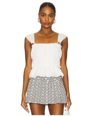 MORE TO COME Tallulah Top - White