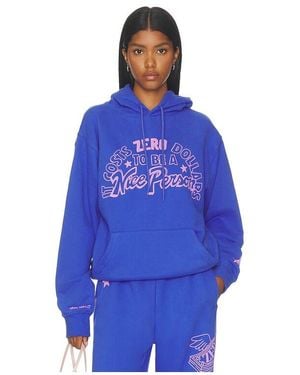 The Mayfair Group It Costs $0 Classic Hoodie - Blue