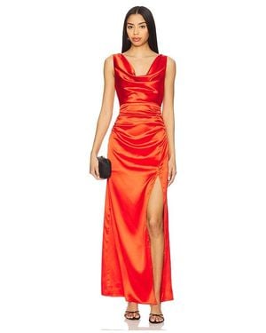 Line & Dot Melissa Dress - Red