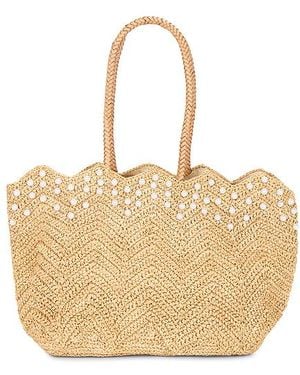 BTB Los Angeles Naples Pearl Tote - Natural