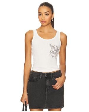 The Laundry Room Always Los Angeles Rib Tank Top - White