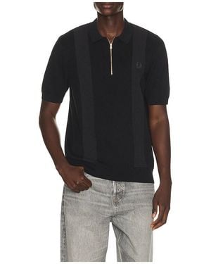 Fred Perry Hemd - Schwarz