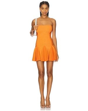 retroféte Annina Knit Dress - Orange