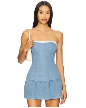 Lovers + Friends Charlette Top - Blue