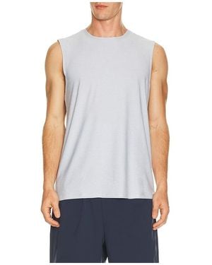Beyond Yoga Featherweight Freeflo Muscle Tank 2.0 - Blue