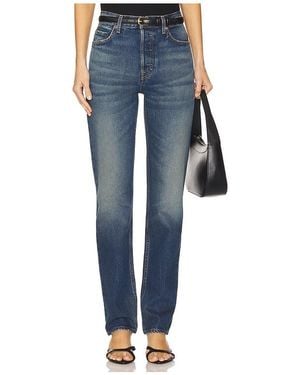 GRLFRND Walker Mid Rise Slim Jeans - Blue