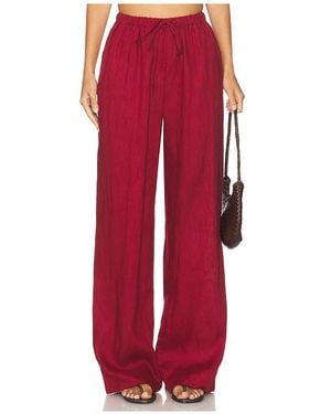 AEXAE X Revolve Drawstring Pant - Red