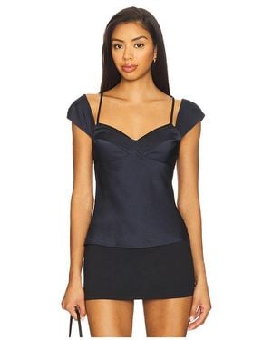 Theory Peek Cami Top - Blue
