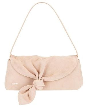 ROTATE BIRGER CHRISTENSEN Tasche Suede Knot Scarf Bag - Pink