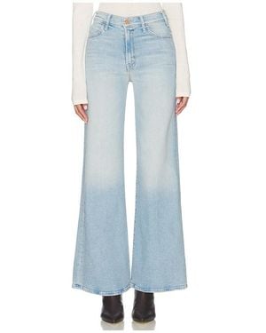 Mother The Hustler Roller Sneak Jeans - Blue