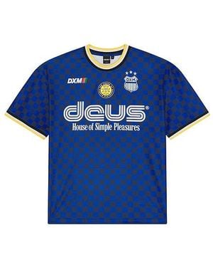 Deus Ex Machina Showroom Moto Jersey - Blue