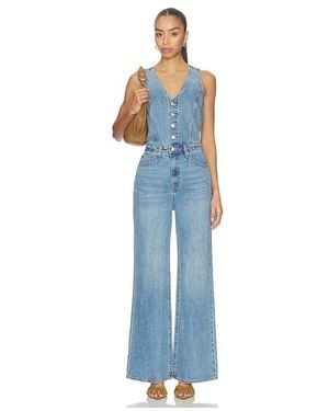 Levi's Vest Wide Leg Jumpsuit En Color Azul Talla (También En 26, 25, 27, 28)