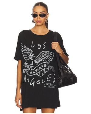 The Laundry Room Always Los Angeles Oversized Tee - Black