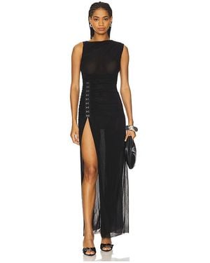 h:ours Kleid Aries - Schwarz