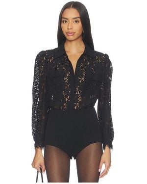 Generation Love Lina Lace Shirt - Black