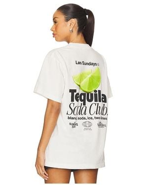 Los Sundays The Tequila Soda Club Tee - White