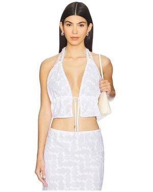 Bella Venice The Sofia Halter Top - White