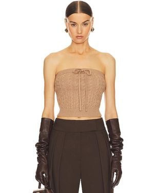 Helsa Taiki Cable Tube Top - Black