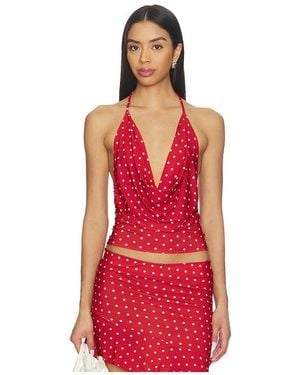 Bella Venice X Revolve Elsa Top - Red