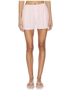 Bobi Faux Fly Short - White
