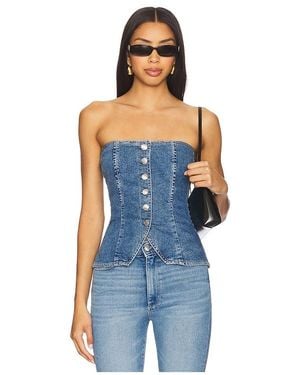 DL1961 Bustier Top - Blue