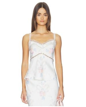 LoveShackFancy Lirena Top - White