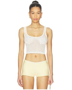 Leslie Amon Emma Top En Color Blanco Talla (También En Xs) - Neutro