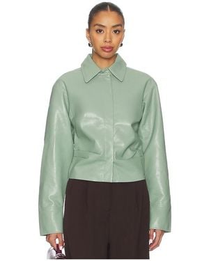 Nanushka Hildie Blouse - Green