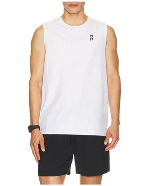 On Shoes Court Tank - White