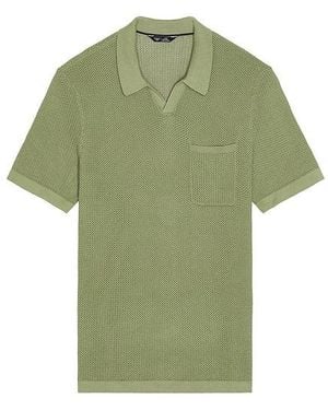 Rhone Coastal Johnny Collar Polo - Green