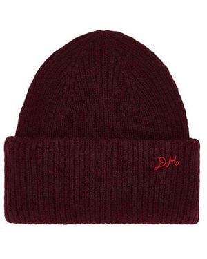 Damson Madder Dm Logo Beanie - Red