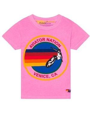 Aviator Nation Kids Tee - Pink
