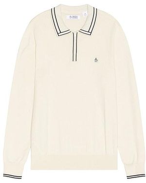 Original Penguin クオータージッパー - ホワイト