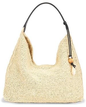 Madewell Lg Raffia Shoulder Bag - Natural