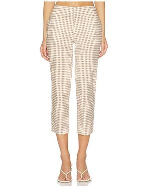 Caroline Constas Andi Capri Trousers - Natural