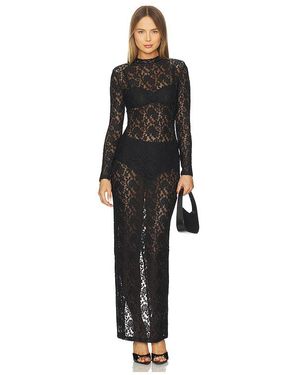 Nookie Roxana Long Sleeve Gown - Black